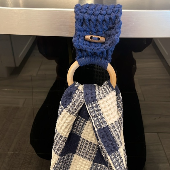 Crochet Towel Holder bathroom kitchen - Picture 7 of 7